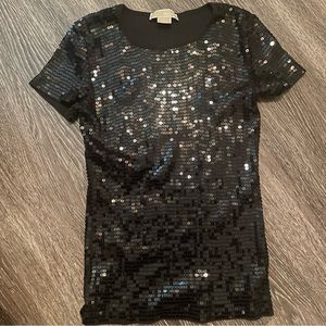 Michael Kors Black Sequence Tee
